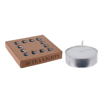 Pack com 50 velas para aquecer copos