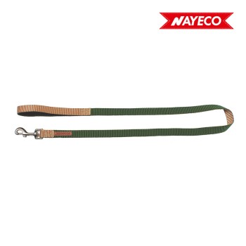 Correia verde-bege forest-british x-trm duplo premium 120cm x 2cm nayeco