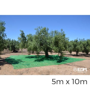 Manta verde para colheita azeitona 5x10m