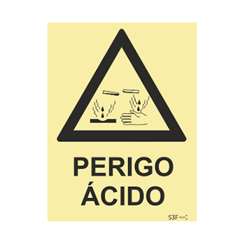 Sinal de perigo, ácido