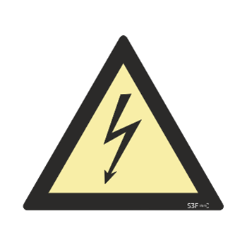 Sinal de perigo, eletricidade