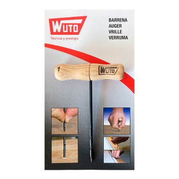 Acessório madeira modelo 1. ø2,5mm e longitude: 80mm wuto
