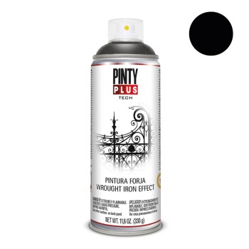 Tinta em spray pintyplus tech pintura forja 520cc preto fj104