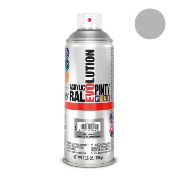 Tinta em spray pintyplus evolution 520cc ral 9006 aluminio branco