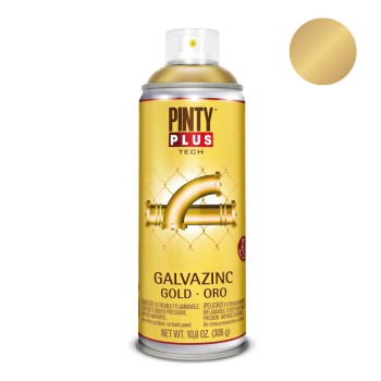 Spray pintyplus tech galvazinc 520cc ouro brilho g151