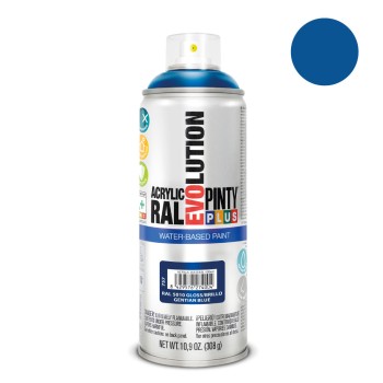 Spray pintyplus evolution water-based 520cc ral 5010 azul genziana