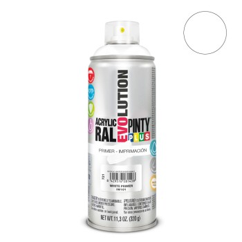 Spray pintyplus evolution water-based 520cc imprimação branco iw101