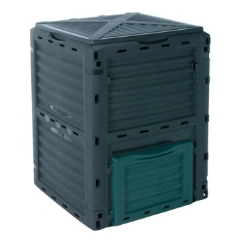Caixa de compostagem 300 l cor preta 61x61x83cm