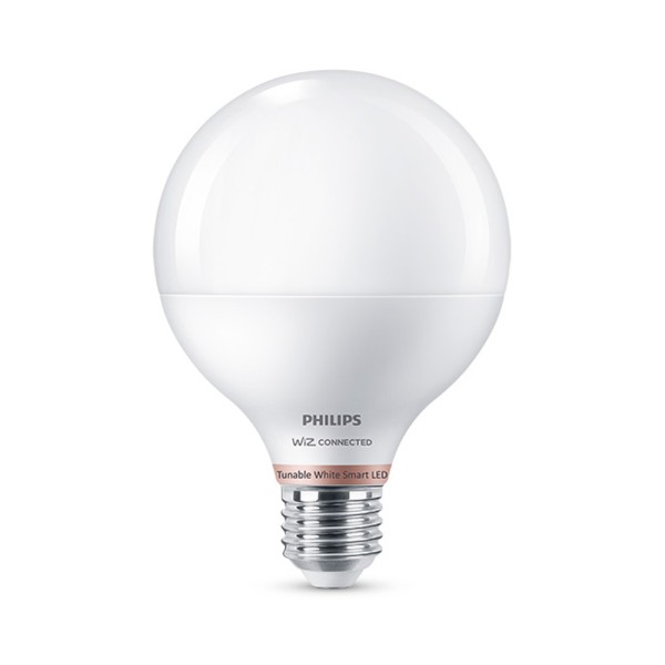 Lâmpada globo e27 11w full colores 1055lm wifi philips wiz