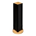 Porta capsulas de cafe (vertuo&dolce gusto) preto-bambu coleção "noir kitchen"