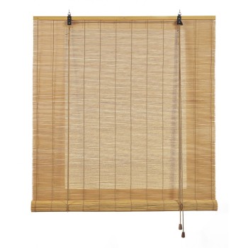 Estore de rolo bambu ocre manga 60x175cm cintacor - storplanet