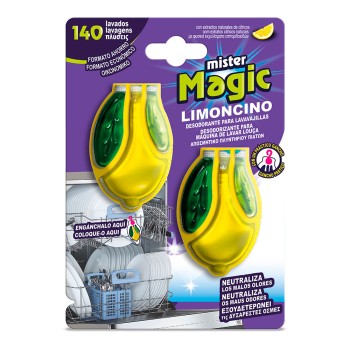 desodorizante máquina loiça mr.magic limão