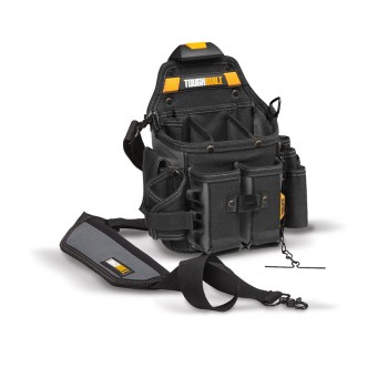 Bolso porta ferramentas eletricista + alça ombro tb-ct-114 toughbuilt
