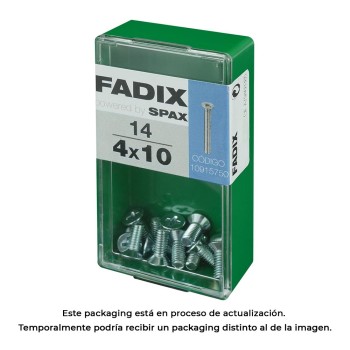 Caixa s 14 unid. parafuso metrico cp m 4x10mm fadix