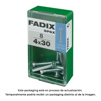 Caixa s 8 unid. parafuso metrico cp m 4x30mm fadix