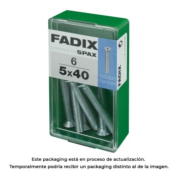 Caixa s 6 unid. parafuso metrico cp m 5x40mm fadix
