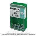 Caixa s 25 unid. anilha plana larga zinco 3,2x9mm fadix