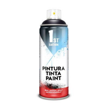 Tinta em spray 1st edition 520cc / 300ml mate preto absoluto ref.641