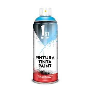 Tinta em spray 1st edition 520cc / 300ml mate azul piscina ref.653