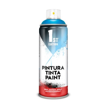 Tinta em spray 1st edition 520cc / 300ml mate azul mediterrâneo ref.654