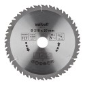 Disco de serra circular manual ct,30 dentes ø210mm 6737000 wolfcraft