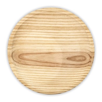Prato de madeira especial para polvo ø22cm fm
