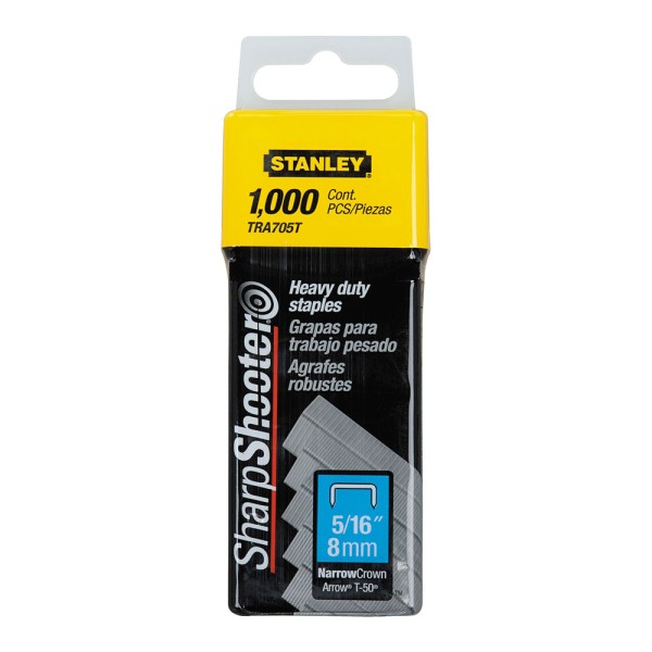 Caixa 1000 agrafos tipo g (4/11/140) 8mm 1-tra705t stanley