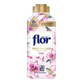 Amaciador fragrância rosa 720ml 36 lavagens flor