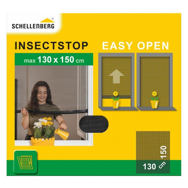 Rede mosquiteira easy open 130x150cm poliéster. 70474 schellenberg