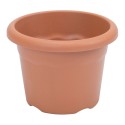 Vaso de injeção cor terracota ø18cm plastiken