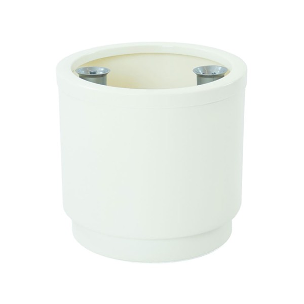 Vaso auto-rega cor branco ø26cm plastiken