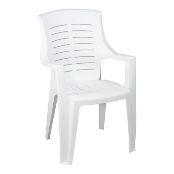 Cadeira "talia" cor branco tal050bi ipae-progarden