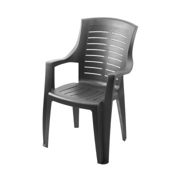 Cadeira "talia" cor antracita tal050an ipae-progarden
