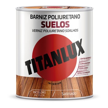 Verniz poliuretano soalhos acetinados incolor 4l titanlux m17100004