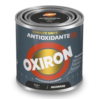 Esmalte sintético metálico antioxidante oxiron pavonado preto 250ml titan 5809046