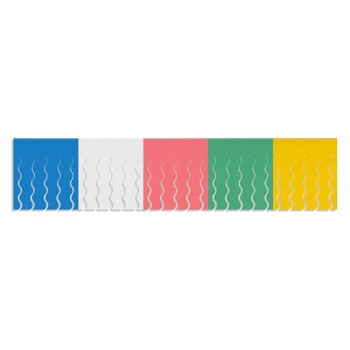 Bandeira franjas plástico multicor party products
