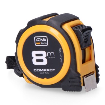 Fita métrica 8m x 25mm abs compact koma tools