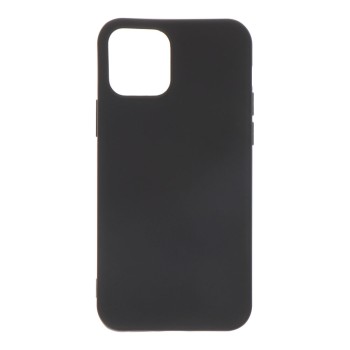 Capa preta de plástico soft touch para iphone 12 pro