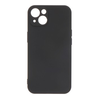 Capa preta de plástico soft touch para iphone 13