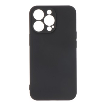 Capa preta de plástico soft touch para iphone 13 pro