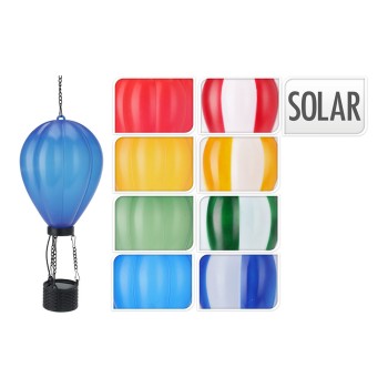 Iluminação solar em forma de balão 12x12x30cm