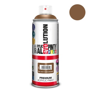 Tinta em spray pintyplus evolution 520cc ral 8007 fawn brown