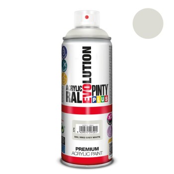 Tinta em spray pintyplus evolution 520cc ral 9002 grey white