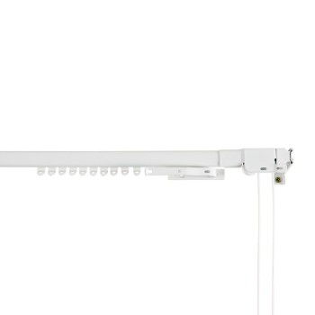Calha reforçada extensível 120-210cm branco cintacor - storplanet