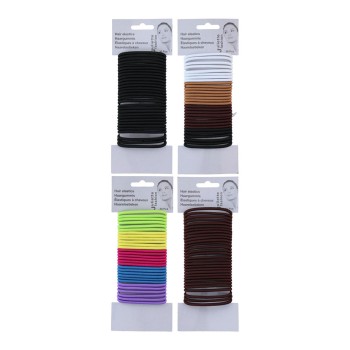 Elásticos para cabelo 30 unidades juliette fashion cores sortidas