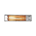 Aquecedor de quartzo para wc, modelo cromo, 600-1200w orientável edm