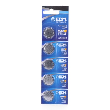 Micro pilha lítio botão max-pro edm cr2032 3v ø20x3,2mm