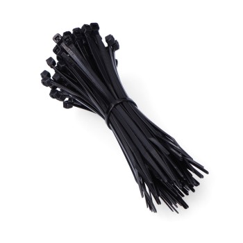 Abraçadeiras preta 150x3,5mm (saco 100 unid.) nylon de alta qualidade