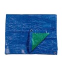 Toldo 5x8m de dupla cara. cor azul/verde. densidade 90g/m² edm