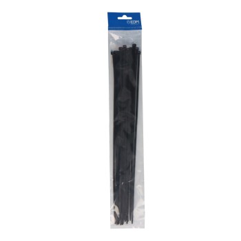 Abraçadeiras pretas 380x4,8mm nylon de alta qualidade (blister 25 unid.) edm